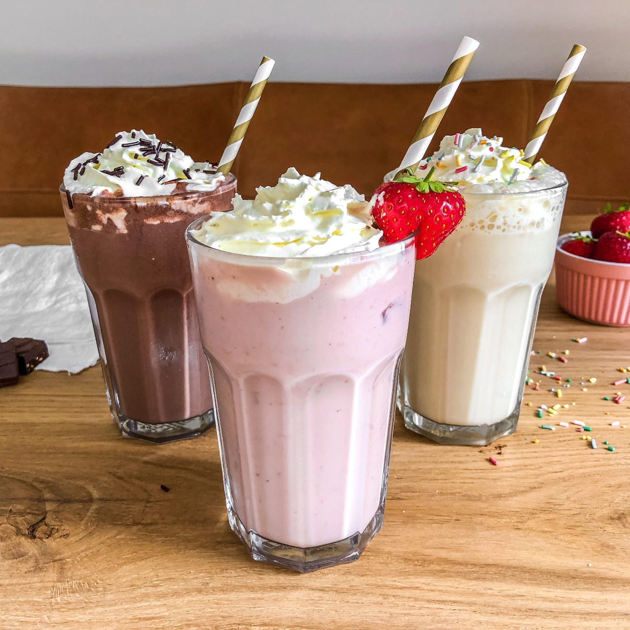 Helado con conos